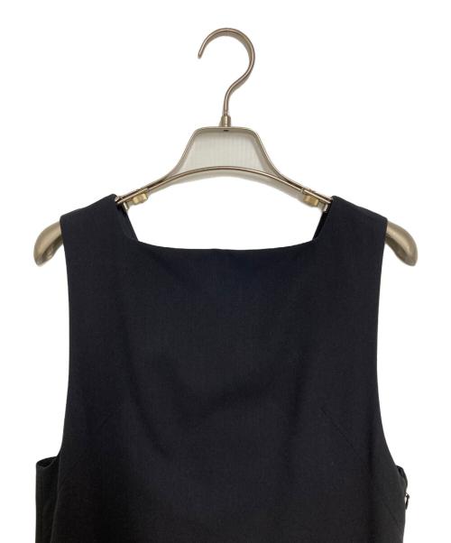 AURALEE（オーラリー）AURALEE (オーラリー) HARD TWIST WOOL DOBBY DRESS グレーの古着・服飾アイテム