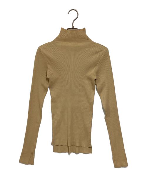 AURALEE（オーラリー）AURALEE (オーラリー) GIZA HIGH GAUGE RIB KNIT TURTLE NECK PULLOVER ブラウンの古着・服飾アイテム