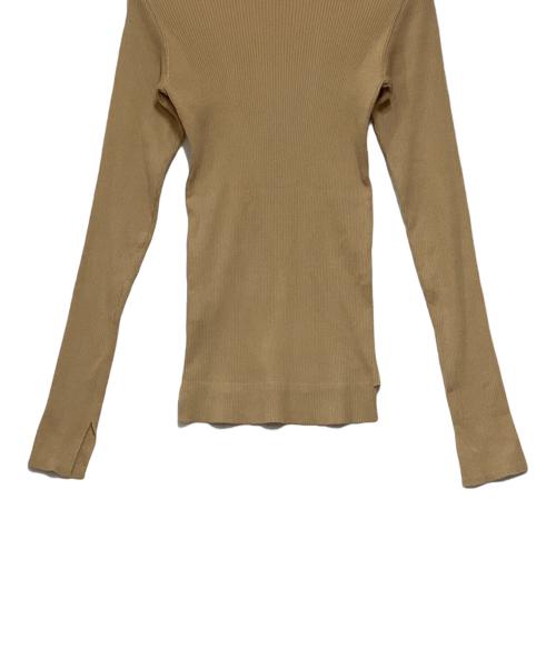 AURALEE（オーラリー）AURALEE (オーラリー) GIZA HIGH GAUGE RIB KNIT TURTLE NECK PULLOVER ブラウンの古着・服飾アイテム