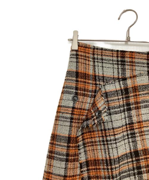Acne studios（アクネ ストゥディオス）Acne studios (アクネ ストゥディオス) Tubular Wrap Skirt オレンジ サイズ:34の古着・服飾アイテム