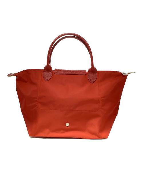 LONGCHAMP（ロンシャン）LONGCHAMP (ロンシャン) プリアージュリサイクル キャンバスハンドルバッグ レッドの古着・服飾アイテム
