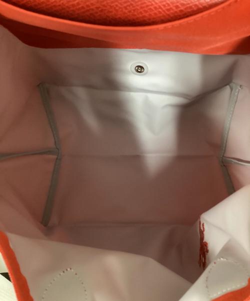 LONGCHAMP（ロンシャン）LONGCHAMP (ロンシャン) プリアージュリサイクル キャンバスハンドルバッグ レッドの古着・服飾アイテム