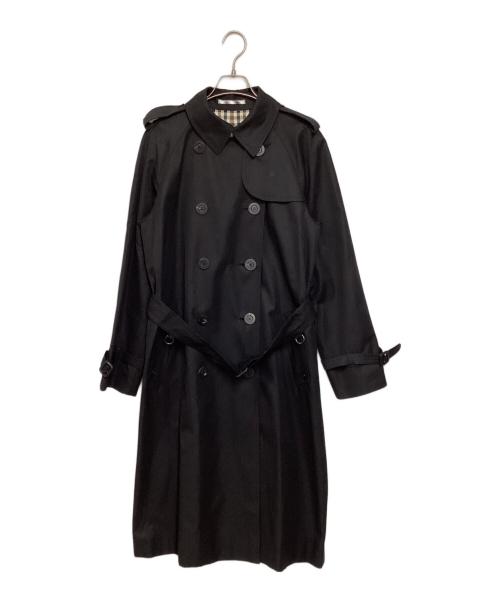 Aquascutum（アクアスキュータム）Aquascutum (アクアスキュータム) トレンチコート ブラック サイズ:13の古着・服飾アイテム