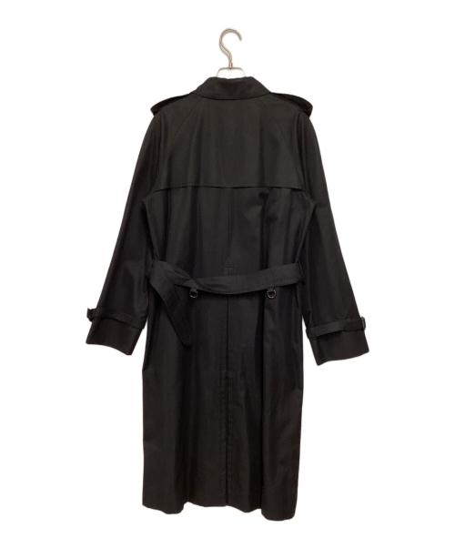 Aquascutum（アクアスキュータム）Aquascutum (アクアスキュータム) トレンチコート ブラック サイズ:13の古着・服飾アイテム
