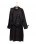 Aquascutum（アクアスキュータム）の古着「トレンチコート」｜ブラック