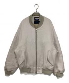 MAISON SPECIAL（メゾンスペシャル）の古着「Prime-over MA-1 Bomber Jacket」｜ベージュ