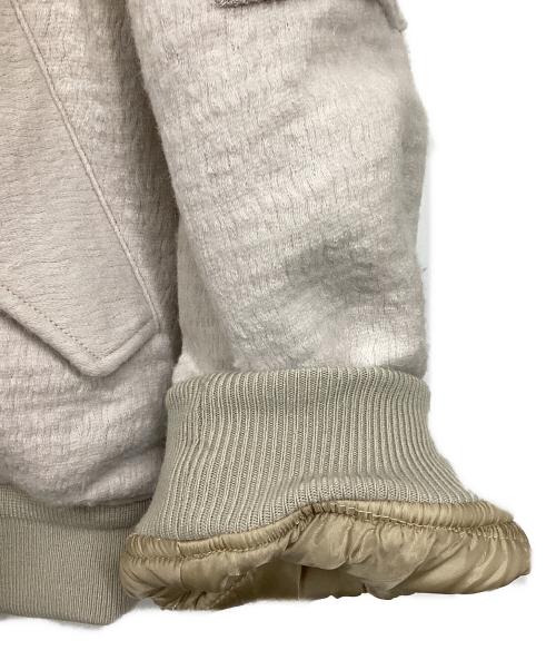 MAISON SPECIAL（メゾンスペシャル）MAISON SPECIAL (メゾンスペシャル) Prime-over MA-1 Bomber Jacket ベージュ サイズ:01の古着・服飾アイテム