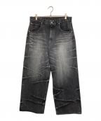 BEAMSビームス）の古着「THUNDER BAGGY FIT DINIM」｜ブラック