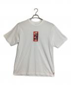 THE BLACK EYE PATCHブラックアイパッチ）の古着「ボックスロゴプリントTシャツ」｜ホワイト