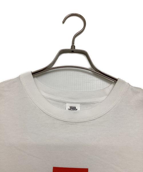 THE BLACK EYE PATCH（ブラックアイパッチ）THE BLACK EYE PATCH (ブラックアイパッチ) ボックスロゴプリントTシャツ ホワイト サイズ:XLの古着・服飾アイテム