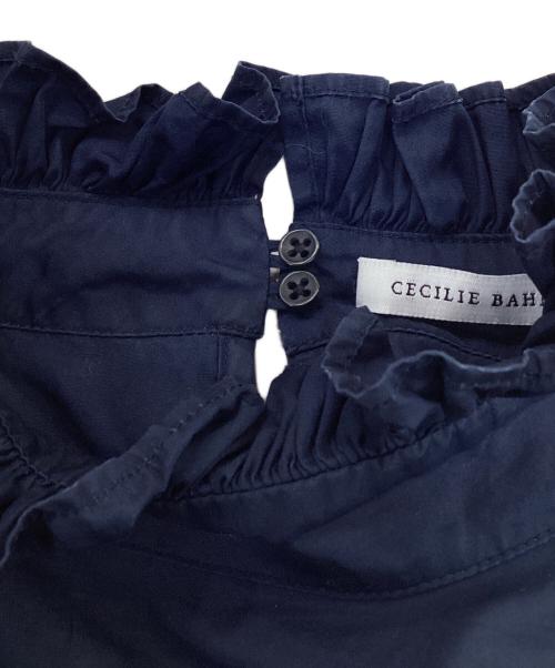 CECILIE BAHNSEN（セシリーバンセン）CECILIE BAHNSEN (セシリーバンセン) Macy  Dress ネイビー サイズ:UK8の古着・服飾アイテム