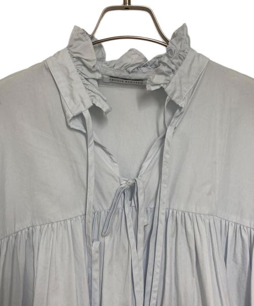 CECILIE BAHNSEN（セシリーバンセン）CECILIE BAHNSEN (セシリーバンセン) Macy Fil-coupe Dress ライトブルー サイズ:UK8の古着・服飾アイテム