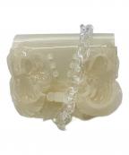 Mame Kurogouchiマメクロゴウチ）の古着「Transparent Sculptural Mini Chain Bag」｜ベージュ
