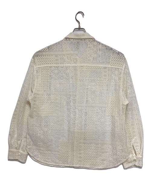 kooi（コーイ）kooi (コーイ) PATCHWORK LACE SHIRT ベージュ サイズ:2の古着・服飾アイテム