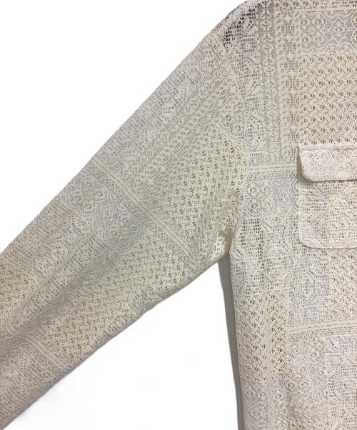 kooi（コーイ）kooi (コーイ) PATCHWORK LACE SHIRT ベージュ サイズ:2の古着・服飾アイテム
