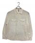 kooi（コーイ）の古着「PATCHWORK LACE SHIRT」｜ベージュ