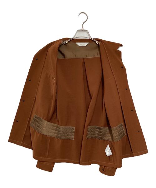 SASQUATCHfabrix.（サスクワッチファブリックス）SASQUATCHfabrix. (サスクワッチファブリックス) YOURYUU OPEN COLLAR SHIRT ブラウン サイズ:Lの古着・服飾アイテム