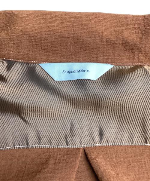 SASQUATCHfabrix.（サスクワッチファブリックス）SASQUATCHfabrix. (サスクワッチファブリックス) YOURYUU OPEN COLLAR SHIRT ブラウン サイズ:Lの古着・服飾アイテム