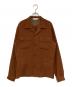 SASQUATCHfabrix.（サスクワッチファブリックス）の古着「YOURYUU OPEN COLLAR SHIRT」｜ブラウン