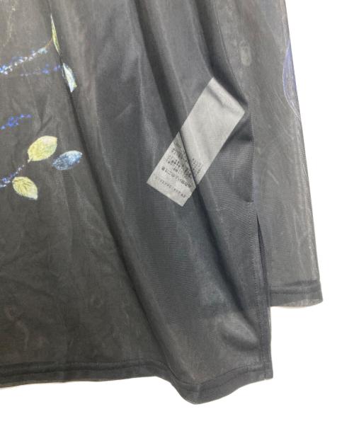 Ameri（アメリ）Ameri (アメリ) ILLUSTRATION PRINT SHEER TOP ブラック サイズ:freeの古着・服飾アイテム