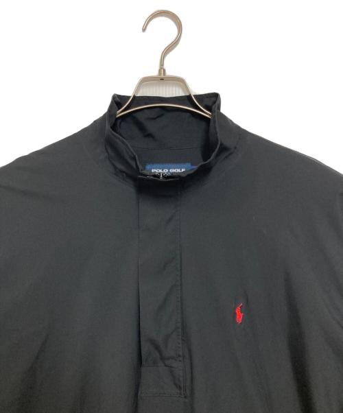 POLO GOLF（ポロ ゴルフ）POLO GOLF (ポロ ゴルフ) ハーフジップナイロンデタッチャブルプルオーバー ブラック サイズ:LLの古着・服飾アイテム