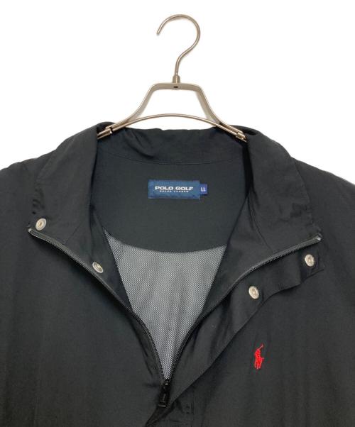 POLO GOLF（ポロ ゴルフ）POLO GOLF (ポロ ゴルフ) ハーフジップナイロンデタッチャブルプルオーバー ブラック サイズ:LLの古着・服飾アイテム