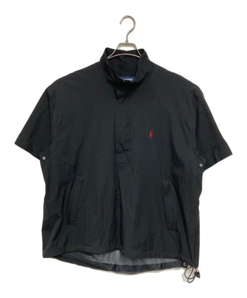 POLO GOLF（ポロ ゴルフ）POLO GOLF (ポロ ゴルフ) ハーフジップナイロンデタッチャブルプルオーバー ブラック サイズ:LLの古着・服飾アイテム