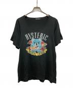 Hysteric Glamourヒステリックグラマー）の古着「ベアプリントTシャツ」｜ブラック