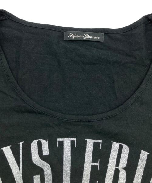 Hysteric Glamour（ヒステリックグラマー）Hysteric Glamour (ヒステリックグラマー) ベアプリントTシャツ ブラック サイズ:Freeの古着・服飾アイテム