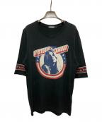 Hysteric Glamourヒステリックグラマー）の古着「ヒスガールプリントTシャツ」｜ブラック