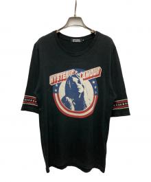 Hysteric Glamour（ヒステリックグラマー）の古着「ヒスガールプリントTシャツ」｜ブラック