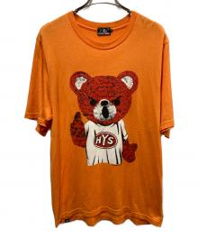 Hysteric Glamour（ヒステリックグラマー）の古着「BEAR MASTER Tシャツ」｜オレンジ