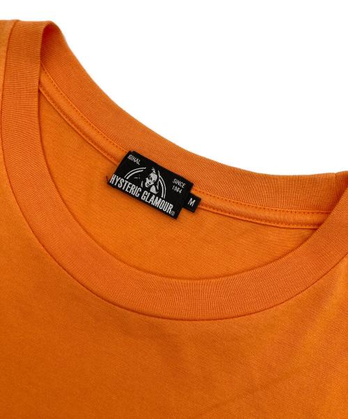 Hysteric Glamour（ヒステリックグラマー）Hysteric Glamour (ヒステリックグラマー) BEAR MASTER Tシャツ オレンジ サイズ:Mの古着・服飾アイテム