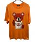 Hysteric Glamour（ヒステリックグラマー）の古着「BEAR MASTER Tシャツ」｜オレンジ