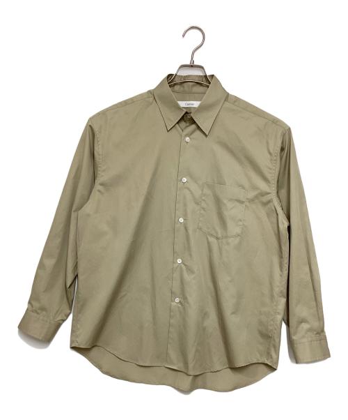 cornier（コルニエ）cornier (コルニエ) コットンロングスリーブシャツ ベージュ サイズ:Sの古着・服飾アイテム