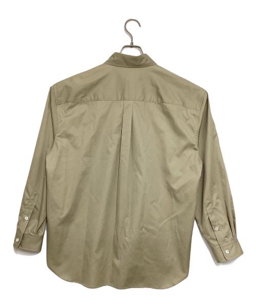 cornier（コルニエ）cornier (コルニエ) コットンロングスリーブシャツ ベージュ サイズ:Sの古着・服飾アイテム