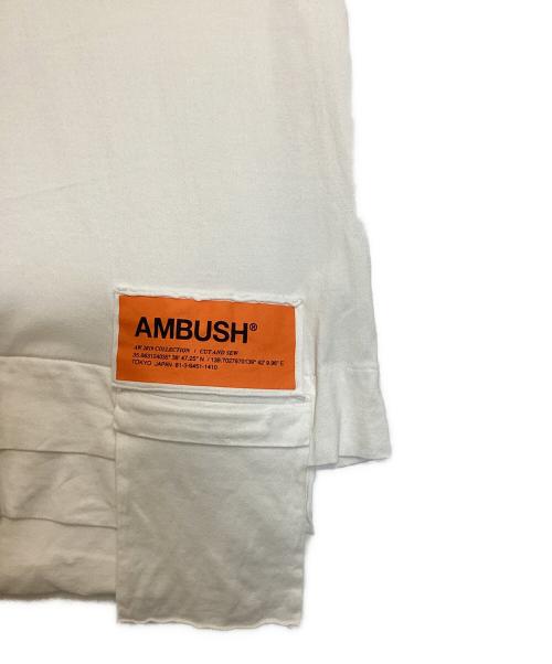 AMBUSH（アンブッシュ）AMBUSH (アンブッシュ) Waist Pocket T-Shirt/ウエスト ポケット ティーシャツ ホワイト サイズ:1の古着・服飾アイテム