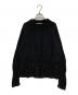 Palm Angels（パーム エンジェルス）の古着「ディストレストフレイムセーター」｜ブラック