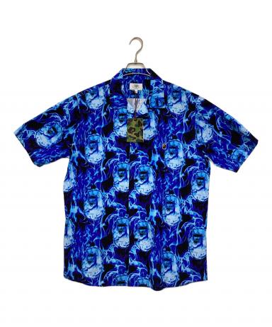 A BATHING APE フレイムデザインシャツ 93 中古・古着通販】A BATHING APE (アベイシングエイプ) ベイプフレイム