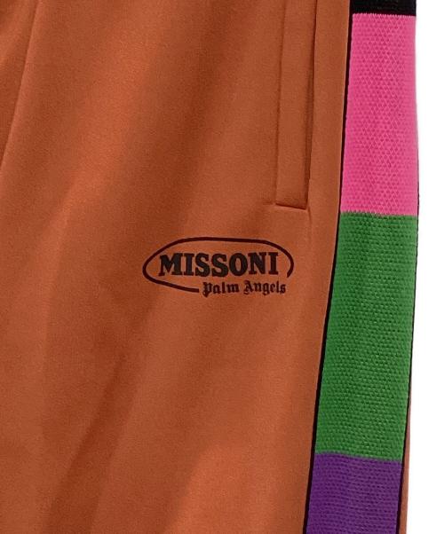 Palm Angels（パーム エンジェルス）Palm Angels (パーム エンジェルス) missoni (ミッソーニ) トラックパンツ ブラウン サイズ:Mの古着・服飾アイテム