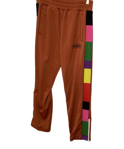 Palm Angels（パーム エンジェルス）Palm Angels (パーム エンジェルス) missoni (ミッソーニ) トラックパンツ ブラウン サイズ:Mの古着・服飾アイテム