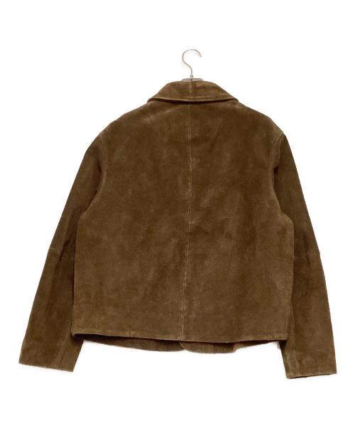 ZARA（ザラ）ZARA (ザラ) スウェードレザージャケット ブラウン サイズ:Lの古着・服飾アイテム