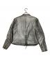 HARLEY-DAVIDSON (ハーレーダビッドソン) シングルライダースジャケット シルバー サイズ:LW：15000円