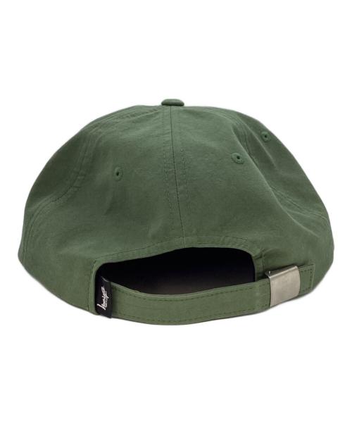 stussy（ステューシー）stussy (ステューシー) Washed Collegiate Strapback Cap（ウォッシュドカレッジストラップバッグキャップ） グリーンの古着・服飾アイテム