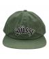 stussy（ステューシー）の古着「Washed Collegiate Strapback Cap（ウォッシュドカレッジストラップバッグキャップ）」｜グリーン