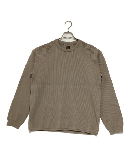 BATONER（バトナ―）BATONER (バトナ―) EXTRA HARD TWIST WOOL CREW NECK モカ サイズ:２の古着・服飾アイテム