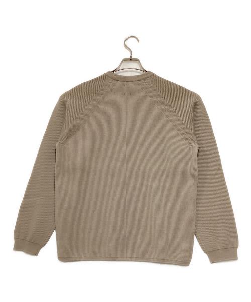BATONER（バトナ―）BATONER (バトナ―) EXTRA HARD TWIST WOOL CREW NECK モカ サイズ:２の古着・服飾アイテム