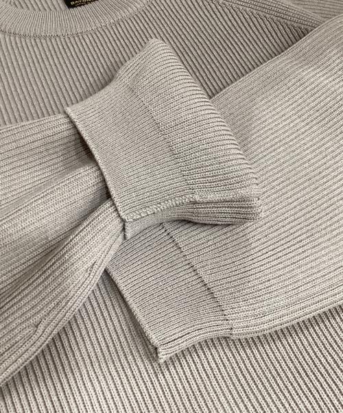 BATONER（バトナ―）BATONER (バトナ―) EXTRA HARD TWIST WOOL CREW NECK モカ サイズ:２の古着・服飾アイテム