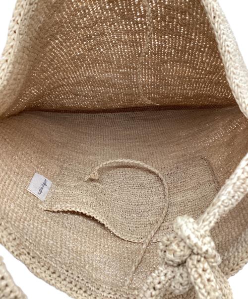 sophie digard（ソフィーディガール）sophie digard (ソフィーディガール) カゴショルダーバッグ ベージュの古着・服飾アイテム