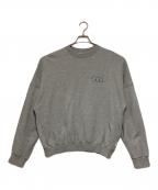 TTT MSW×MIDNIGHT PIZZA CLUBティー×ミッドナイトピザクラブ）の古着「クルーネックスウェット」｜グレー